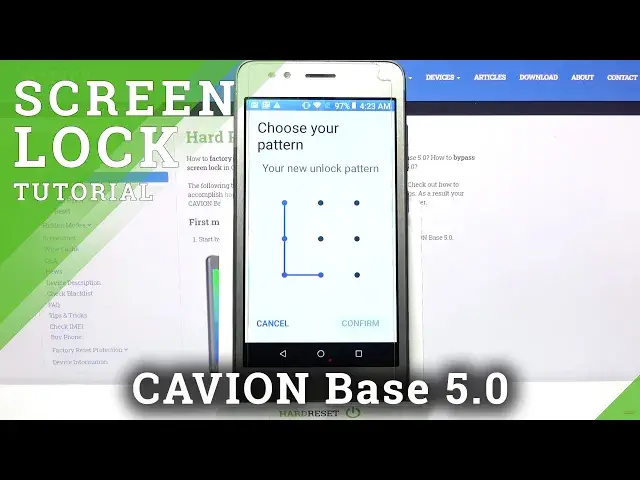 Video thumbnail for How to Set Lock Screen on CAVION Base 5.0 – Protect Device