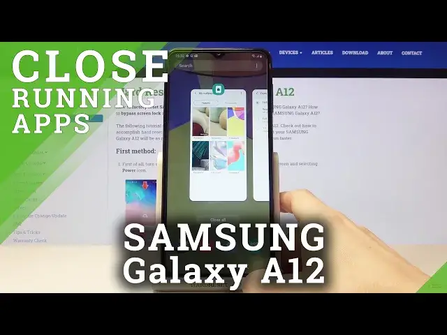 'Video thumbnail for How to Close Background Apps in SAMSUNG Galaxy A12 – Device Optimization'