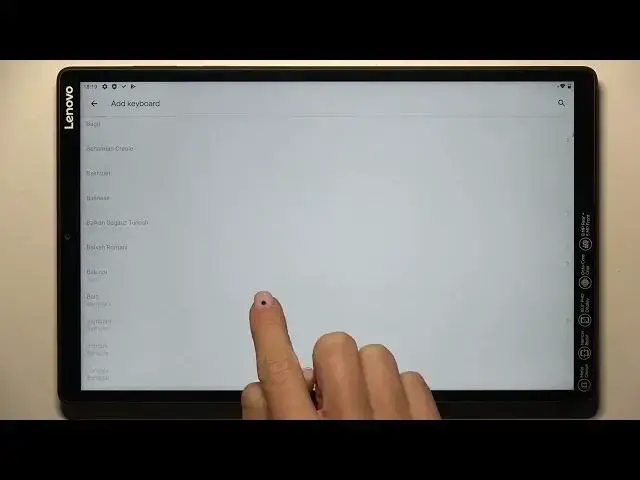 'Video thumbnail for LENOVO TAB M10+ How To Change Keyboard Language'