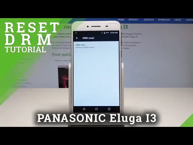 'Video thumbnail for PANASONIC Eluga I3 RESET DRM LICENCES'