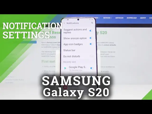 'Video thumbnail for How to Customize Notifications in SAMSUNG Galaxy S20 – Notification Settings'