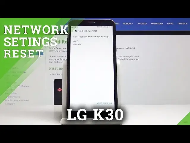 'Video thumbnail for How to Reset Network Settings in LG K30 - Reset Wi-Fi & Bluetooth'