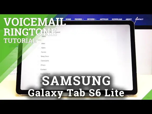 'Video thumbnail for How to Change Voicemail Notification Sound in SAMSUNG Galaxy Tab S6 Lite – Sound Settings'