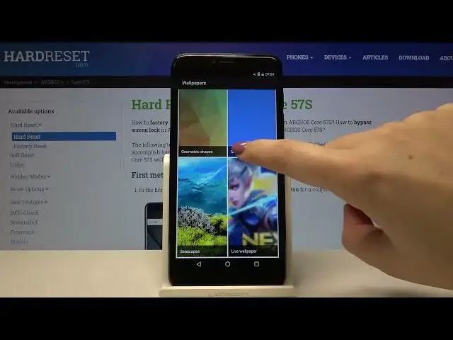 Video thumbnail for How to Change Wallpaper in ARCHOS Core 57s – Find Wallpaper Section
