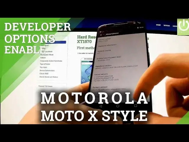 'Video thumbnail for Developer Options MOTOROLA Moto X Style XT1572 - how to enter'