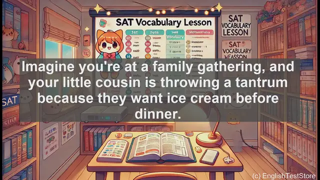 Video thumbnail for 5000 Must Know SAT Vocabulary - SAT Vocabulary: Understanding and Using 'Placate'