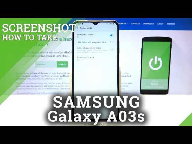 'Video thumbnail for How to Change Screenshot Format in SAMSUNG Galaxy A03s – Find Screenshot Settings'