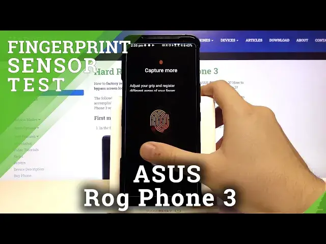 Video thumbnail for ASUS Rog Phone 3 - Fingerprint Sensor Test