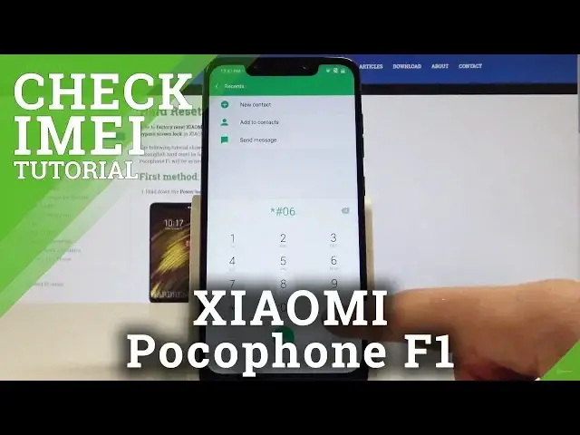 'Video thumbnail for How to Find IMEI Number in XIAOMI Pocophone F1 - Check Serial Number'