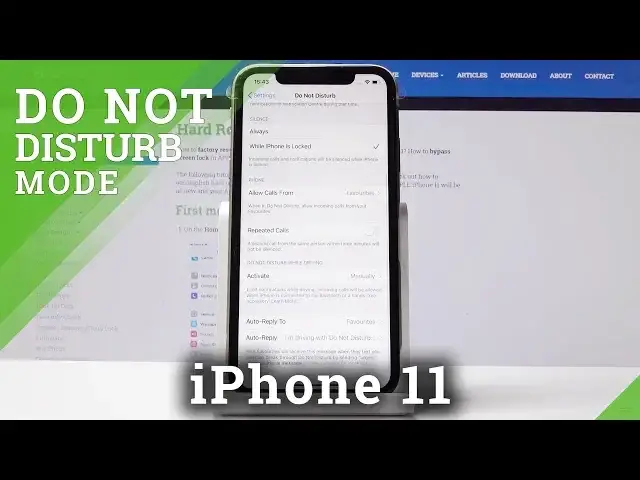 Video thumbnail for How to Use DND Mode in iPhone 11 - Mute Sounds & Vibrations