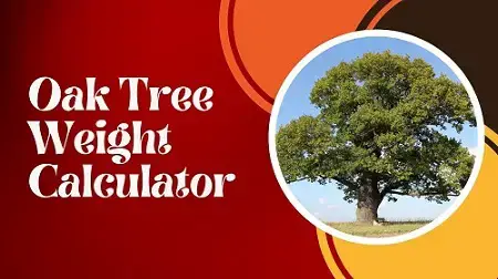 Video thumbnail for Oak Tree Weight Calculator