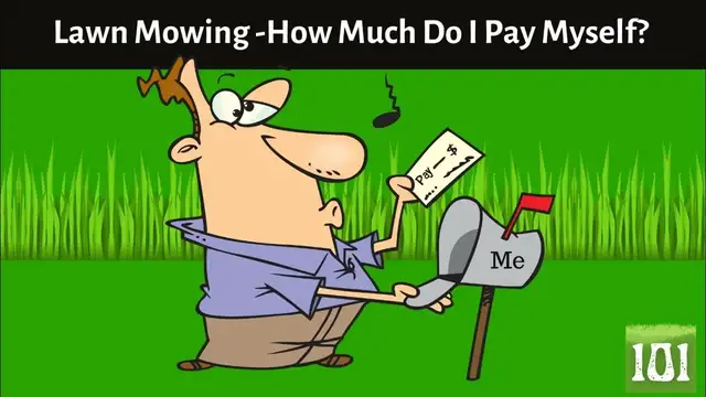'Video thumbnail for Lawn Mowing   When & How Much Should You Pay Yourself'