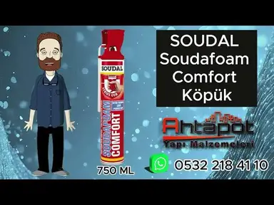 'Video thumbnail for "Yapı İşlerinde Kolaylık ve Konfor: Soudal Soudafoam Comfort Köpük 750 ML" #Soudal #comfort #köpük'