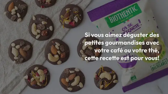 Video thumbnail for Mendiants au chocolat noir et fruits secs