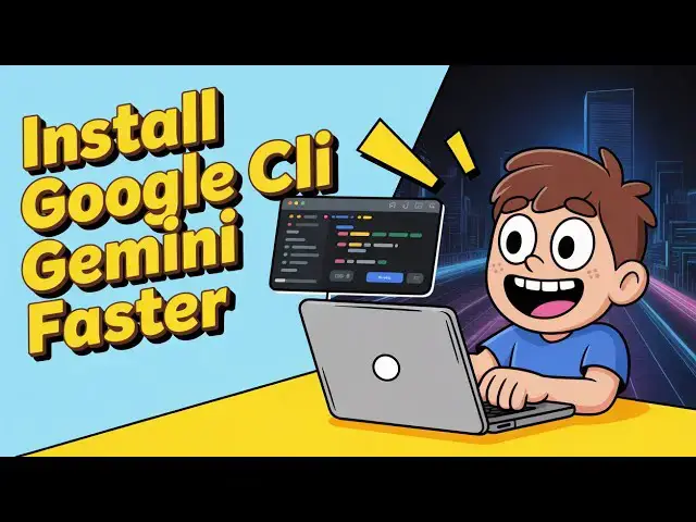 Video thumbnail for How to Install Google Gemini CLI in VSCode to Write & Run Code Faster