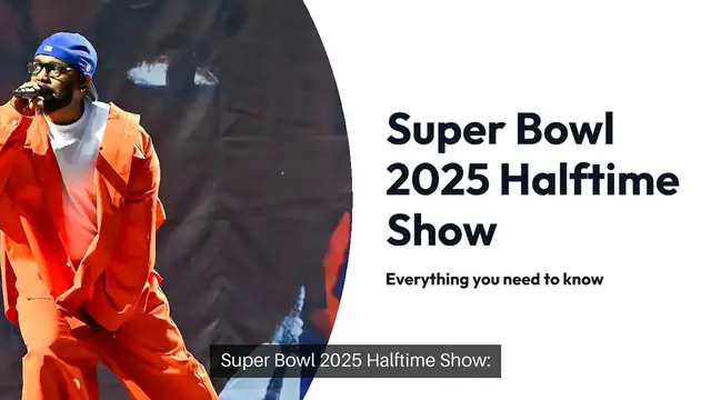 Video thumbnail for Super Bowl 2025 Halftime Show: Everything you need to know about Kendrick Lamar's show