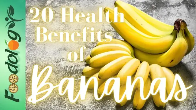 Video thumbnail for 20 Health Benefits of Bananas | Foodology by Dr. |
