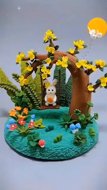 Video thumbnail for DIY Miniature Clay Scenery