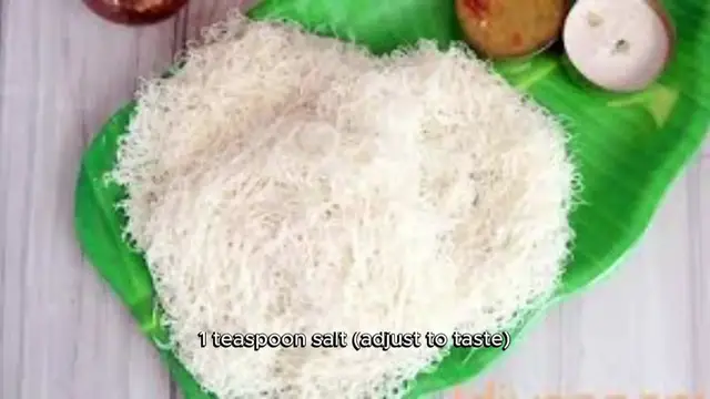 Video thumbnail for Idiyappam Recipe