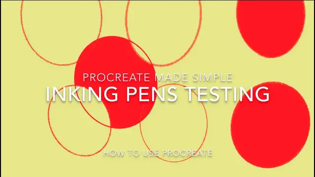 Video thumbnail for Procreate - Testing the Inking Pens - Procreate Made Easy