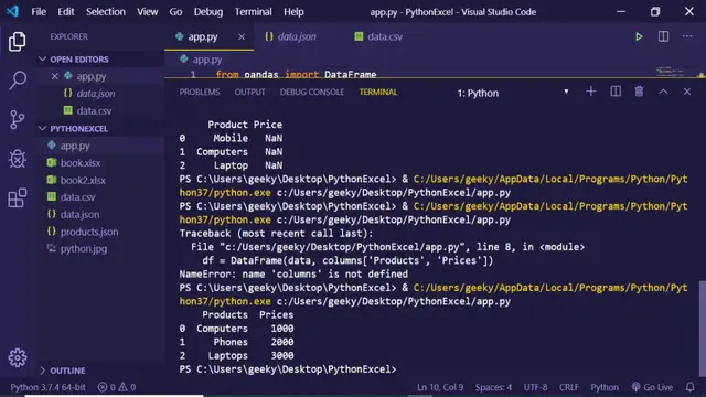 Video thumbnail for How to Export Pandas DataFrame to JSON File in Python