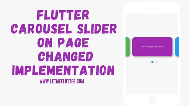 Video thumbnail for Flutter Tutorial-How To Easily Use Flutter Carousel Slider OnPageChanged-Flutter Widgets 2022