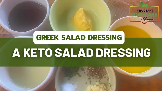 Video thumbnail for Ingredients For Greek Salad Dressing - A Keto Salad Dressing