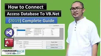 Video thumbnail for How to Connect Access Database to VB.Net [2020] Complete Guide With CRUD [FULL Source Code]