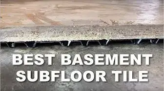 'Video thumbnail for How Basement Subfloor Tiles Can Stop Moisture and Mustiness'