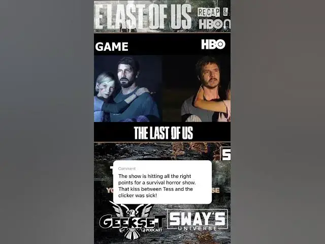 Video thumbnail for #TheLastOfUs is off to a wild start. Geekset reviews eps 1 & 2 with a full breakdown #swaysuniverse