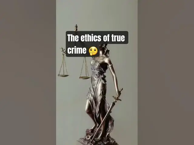 'Video thumbnail for The ethics of true crime 🤔 #shorts #truecrimecommunity #truecrime #ethics'