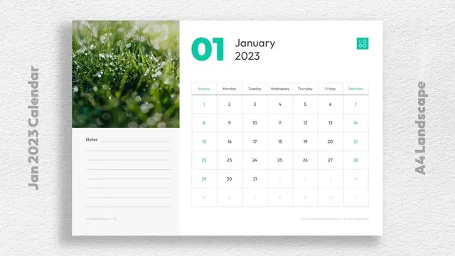 Video thumbnail for Jan 2023 Calendar Template Free Download