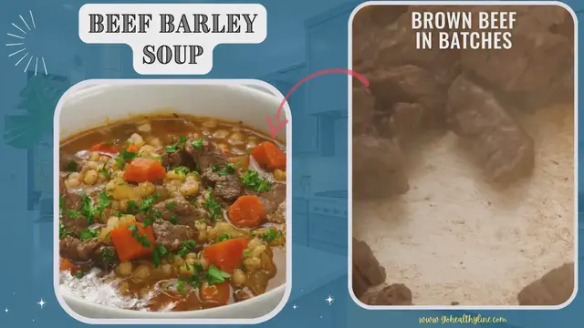 'Video thumbnail for Beef Barley Soup'