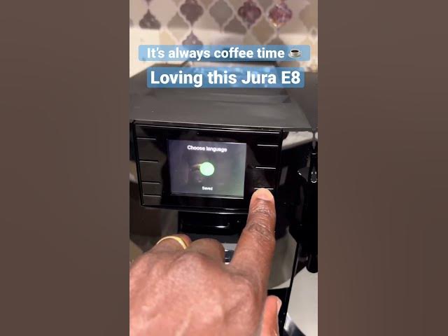 Video thumbnail for Jura E8 #coffeetime #shorts