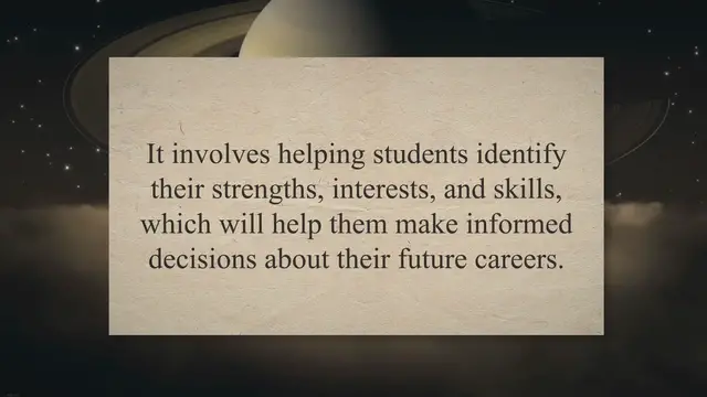 Video thumbnail for Career guidance for students