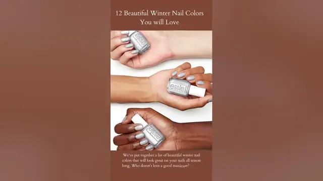 Video thumbnail for 12 Beautiful Winter Nail Colors You will Love | Essie Nail Polish in Jingle Belle...