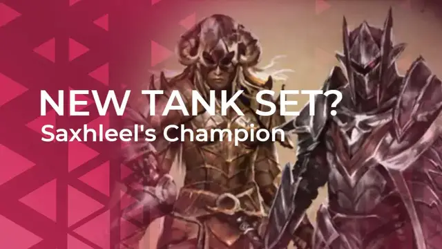 Video thumbnail for New Tank Set? Saxhleel's Champion | Elder Scrolls Online | Blackwood