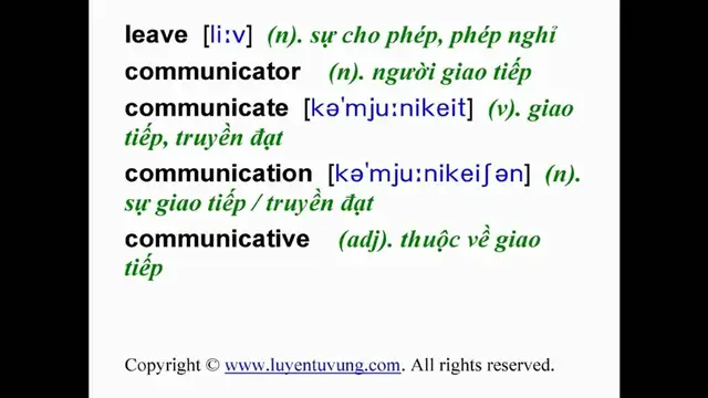Video thumbnail for Learn English Vocabulary - Grade 10 - Unit 05 - Lesson 02