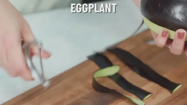 Video thumbnail for Eggplant With Peas, Tomato, and Prosciutto