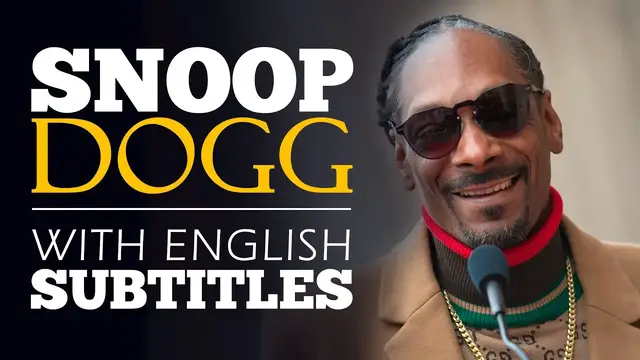 Video thumbnail for ENGLISH SPEECH | SNOOP DOGG: Love What You Do! (English Subtitles)