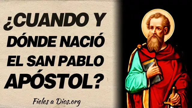 Video thumbnail for 🙏 ¿Cuando y dónde nació el San Pablo Apóstol? 🙏