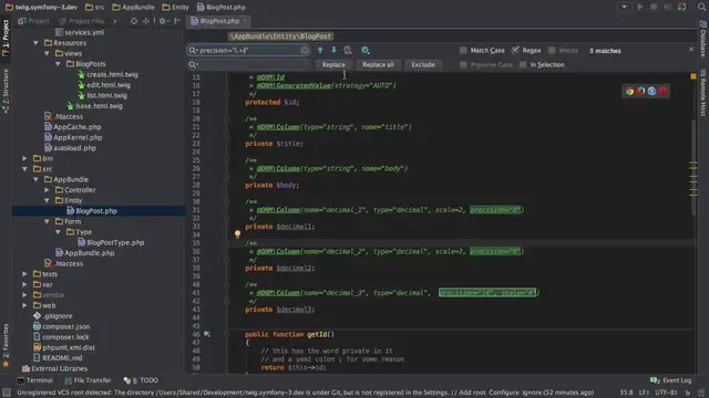 Video thumbnail for Beginners Intro to "Find and Replace" with Regular Expressions - PHPStorm