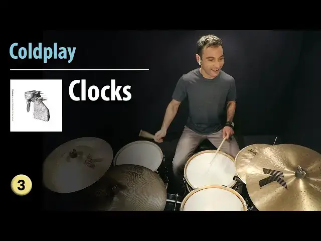 Video thumbnail for "Clocks" - Coldplay | Drum Lesson | Drum Cover