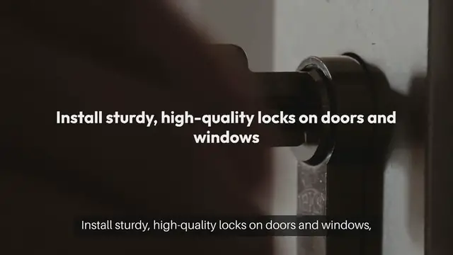 Video thumbnail for Homes Security Tips