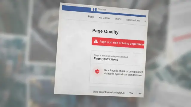Video thumbnail for Your Page is at Risk of Being Unpublished’ Facebook Warning