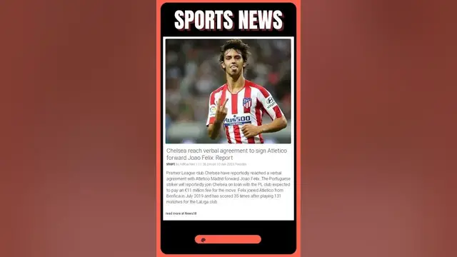 'Video thumbnail for Chelsea On the Verge of Making History: Joao Felix Set to Join Blues in Record-Breaking Transfer'