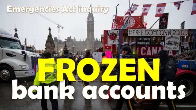 Video thumbnail for Emergencies Act Inquiry: Witnesses' testimony of frozen bank accounts and impact on their lives