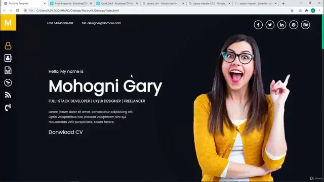 Video thumbnail for How a responsive website looks like #1