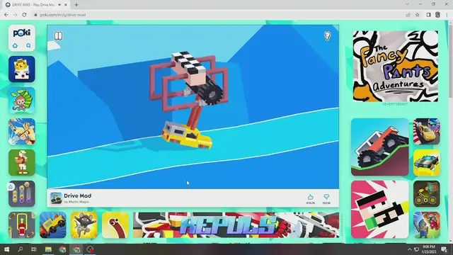 'Video thumbnail for drive mad game play'