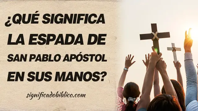 Video thumbnail for 🙏 ¿Qué significa la espada de San Pablo apóstol en sus manos? 🙏